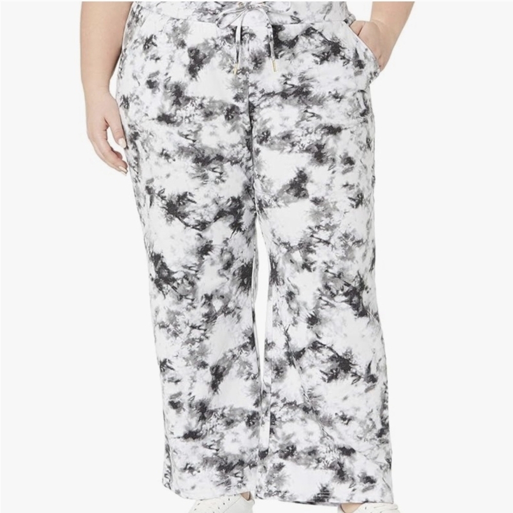 Skinnygirl Tie-Dye Wide Leg Pants